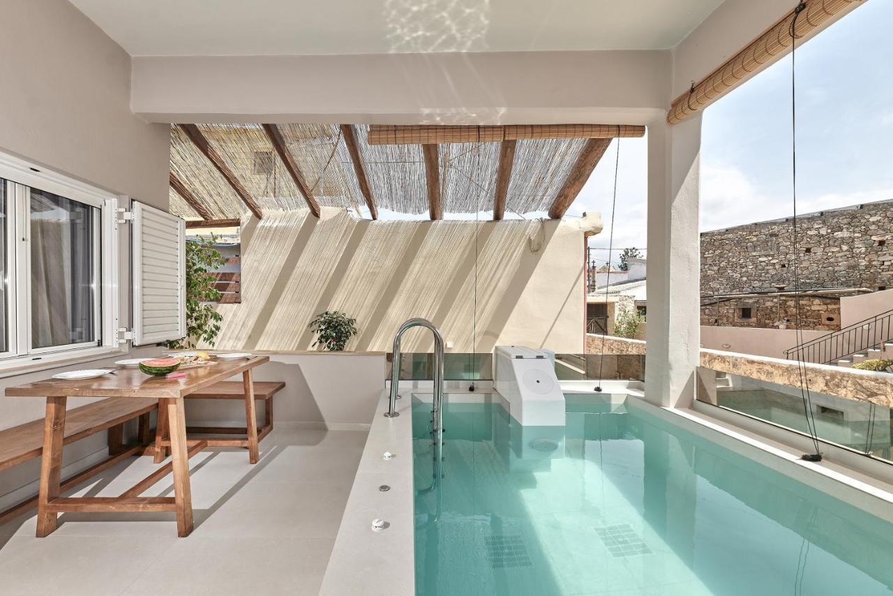 2 Bedroom Villa With Heated Swimming Pool-Spa Whirlpool-Bbq! Melidhonion  Bagian luar foto